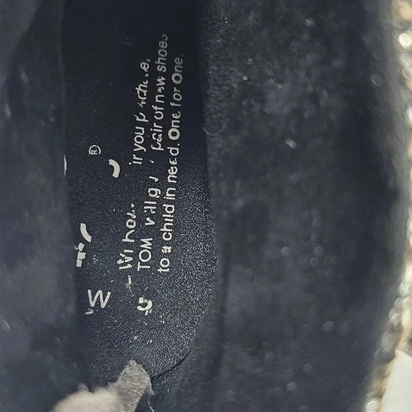 Tom’s Leila Back Zip Felt Wool Ankle Boots Booties Stacked Heel Gray Size 6.5 - Picture 10 of 10